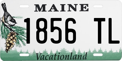 ME license plate 1856TL