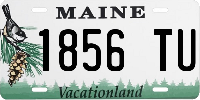 ME license plate 1856TU