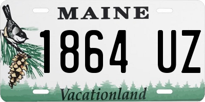 ME license plate 1864UZ