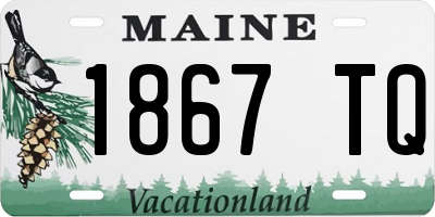 ME license plate 1867TQ
