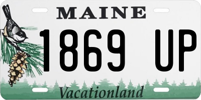 ME license plate 1869UP