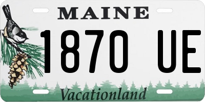 ME license plate 1870UE