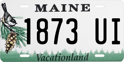 ME license plate 1873UI