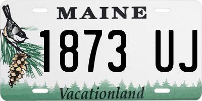 ME license plate 1873UJ