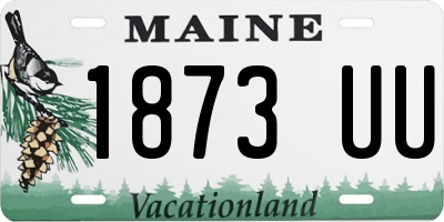ME license plate 1873UU