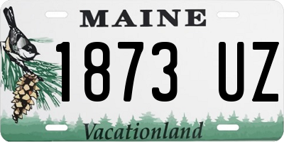 ME license plate 1873UZ