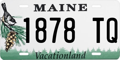 ME license plate 1878TQ