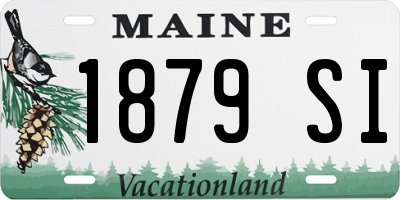 ME license plate 1879SI