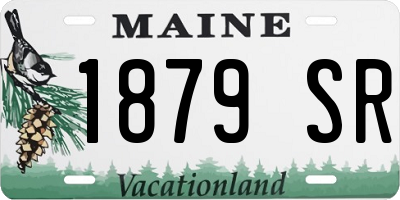 ME license plate 1879SR