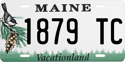 ME license plate 1879TC