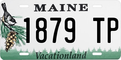 ME license plate 1879TP