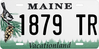 ME license plate 1879TR