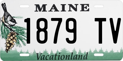 ME license plate 1879TV