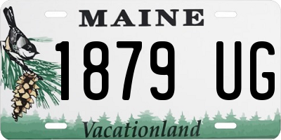 ME license plate 1879UG