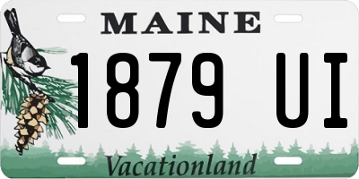 ME license plate 1879UI