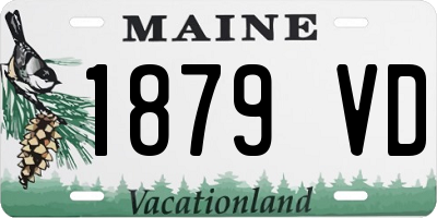 ME license plate 1879VD