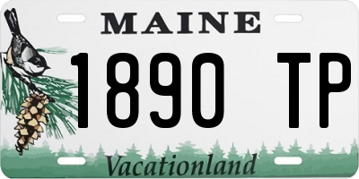 ME license plate 1890TP