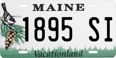 ME license plate 1895SI