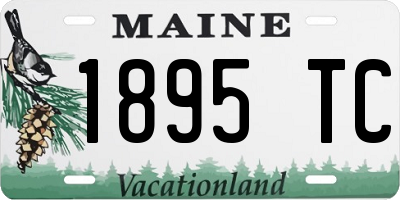 ME license plate 1895TC