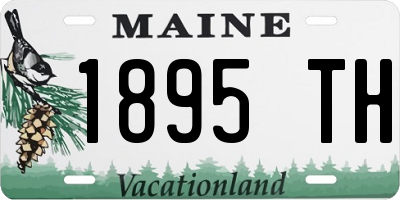 ME license plate 1895TH