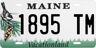 ME license plate 1895TM