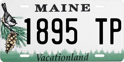ME license plate 1895TP