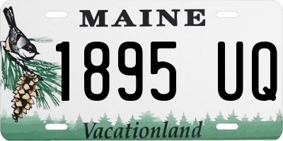 ME license plate 1895UQ