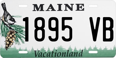ME license plate 1895VB