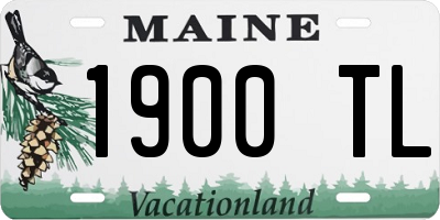 ME license plate 1900TL