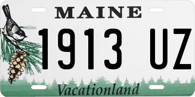 ME license plate 1913UZ