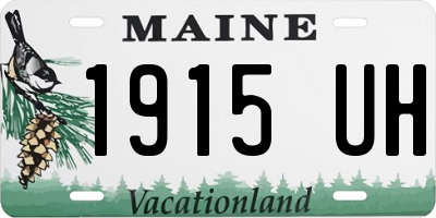 ME license plate 1915UH