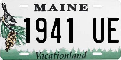 ME license plate 1941UE