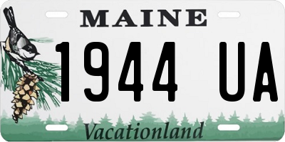 ME license plate 1944UA