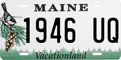 ME license plate 1946UQ