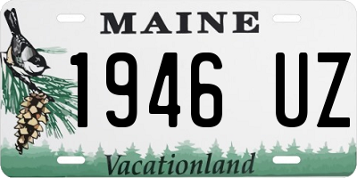 ME license plate 1946UZ