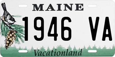 ME license plate 1946VA
