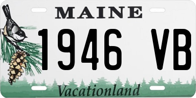 ME license plate 1946VB