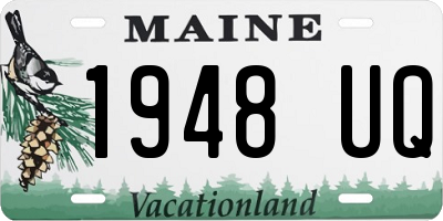 ME license plate 1948UQ