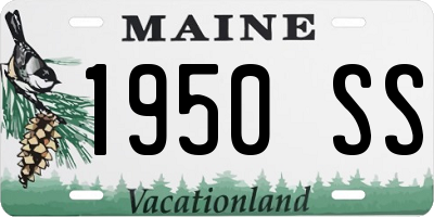 ME license plate 1950SS