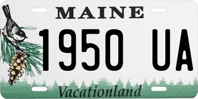 ME license plate 1950UA