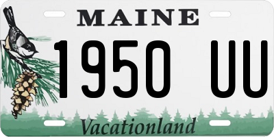 ME license plate 1950UU