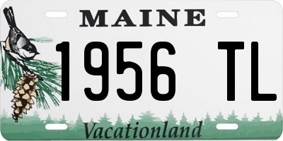 ME license plate 1956TL