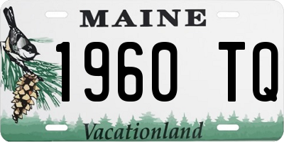 ME license plate 1960TQ