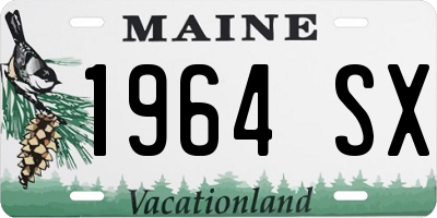 ME license plate 1964SX