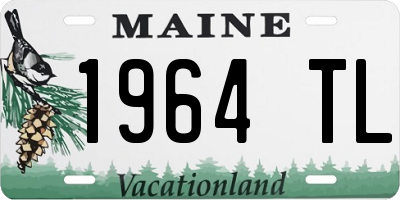 ME license plate 1964TL