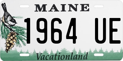 ME license plate 1964UE
