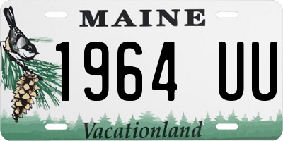 ME license plate 1964UU