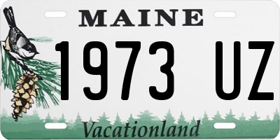 ME license plate 1973UZ