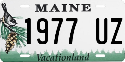 ME license plate 1977UZ