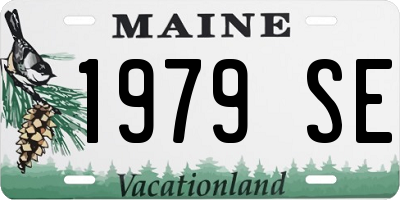 ME license plate 1979SE